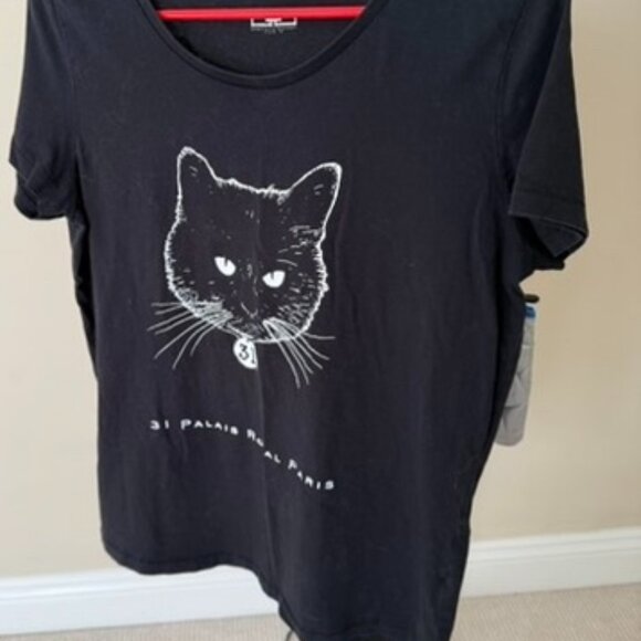Parisian T shirt Cat commemorating Colette/her apt. - Picture 6 of 7